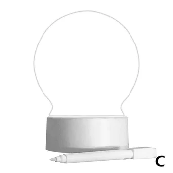 Poznámka Rady Creative Led Nočné Svetlo USB Message Board Dovolenku Svetlo S Perom Darčeky Pre Deti Priateľka Dekorácie Nočné Lampy