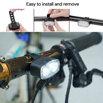 Požičovňa-Svetlo USB Nabíjateľné Svetlo na Bicykel Nastaviť IPX4 Nepremokavé Kolies-Predné Svetlometu-a Späť zadné svetlo pre Mužov, Ženy