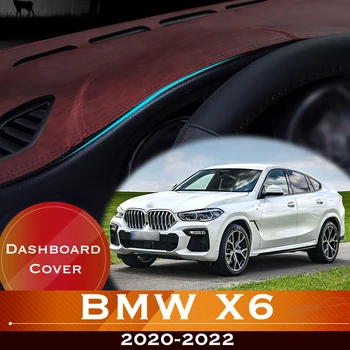 Pre BMW X6 2020-2022 Auto Tabuli Vyhnúť Light Pad Nástroj Platformu Stôl Kryt Kožené Anti-Slip Slnečník Mat Koberec 2021