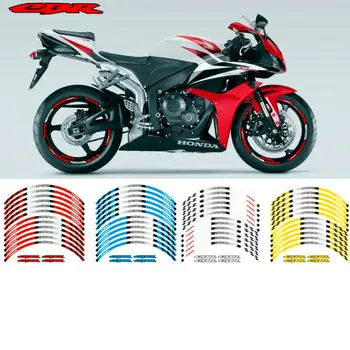 Pre HONDA CBR 1100XX 125R 300R 500R kvalitné motocyklové predné a zadné koleso okraja nálepky, Reflexné pásky kolesá