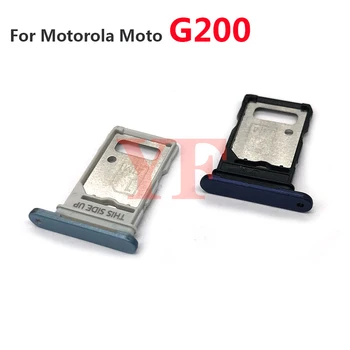 Pre Motorola Moto G200 5G zásuvka na Kartu SIM Slot Držiteľ Adaptér Zásuvky Opravy Dielov