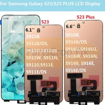Pre Samsung Galaxy S23 Lcd S911B S911U S911W S911N S9110 Displej Dotykový Displej Digitalizátorom. Pre Samsung s23+ LCD s23 Plus S916B S916