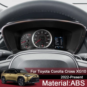 Pre Toyota Corolla Kríž 2022-Súčasnosť ABS Auto Styling Panel Rám Flitrami Vnútorné Ochranné Nálepky, Auto Príslušenstvo