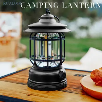 Prenosné Camping Vintage Svetlo Usb Nabíjateľné Nový Stan Svetelné Dekorácie Nepremokavé Garden Street Vonkajší Chodník Trávnik