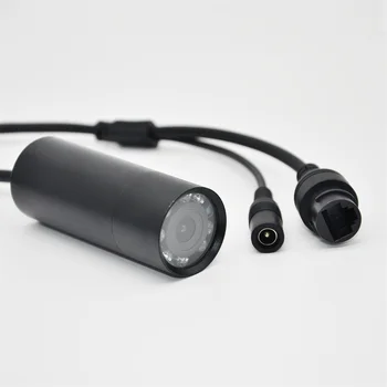 Priemysel 5MP Ultra HD Bullet Mini IR IP Kamera, Detekcia Pohybu Nočné Videnie POE Audio Výstup Dohľadu CCTV Fotoaparát 5.0 MP