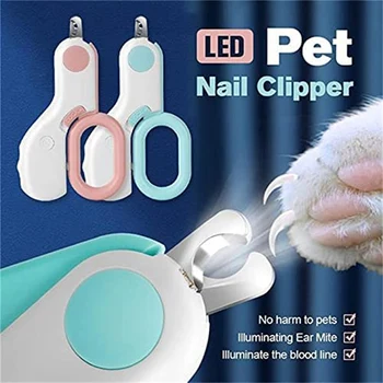 Profesionálne Pet Nail Clipper LED Svetlo Pet Nail Clipper Pazúr Starostlivosti Nožnice pre Malé Psy, Mačky Nožnice Pes Príslušenstvo
