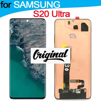 Pôvodné AMOLED Displej Náhradná pre SAMSUNG Galaxy S20 Ultra Touch Displej S20Ultra G988 G988F G988B/DS LCD