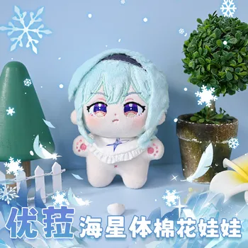 Pôvodné Anime Genshin Vplyv Eula Lawrence Roztomilý 10 cm Mini Hviezdice Plyšové Bavlna Bábika Telo Kawaii Plushie Cosplay Dary