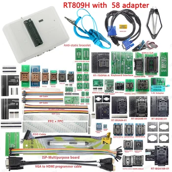 Pôvodné RT809H 48 Adaptér EMMC-Nand FLASH Programátor s BGA48 BGA63 BGA64 BGA169 Adaptér RT809H EMMC Nand Flash TSOP48