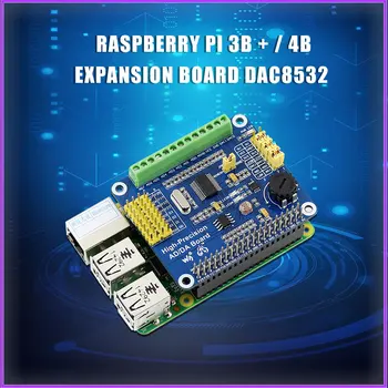 Raspberry Pi 3B+/4B vysokou presnosťou AD/DA digitálny/ analógový modul expansion board DAC8532