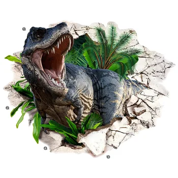 Realistické Dinosaura Stenu, Nálepky pre Chlapcov Izba Detská Izba Dekorácie Schodisko Stenu Decor Nálepky, Nálepky detská Izba Tapety