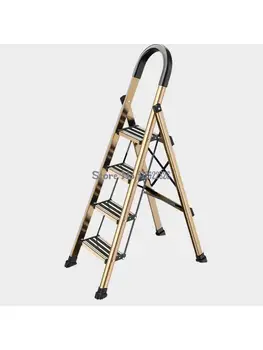 Rebrík domácnosti skladací rebrík pribrala krytý pričom uhlopriečny rebrík teleskopický rebrík multi-funkčné hliníkovej zliatiny