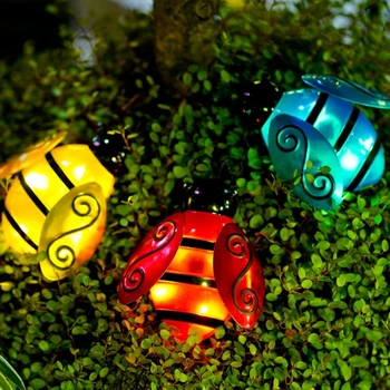 Roztomilý Honey Bee Svetlo, Záhrada, Terasa, Nádvorie Solárne Zvierat Svetlo Vianočné Festival Krajiny Svetlo Vonkajšie Trávnik Ornament