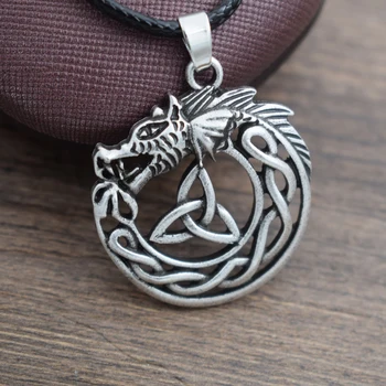 SanLan 1pcs Viking Medaila celtico Uzol Prívesok Draka pánske Šperky Talizman mužov darček
