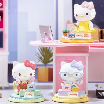 Sanrio Hello Kitty Nevidiacich Box, Anime Postavy Dievčenské Kawaii Dekorácie Cartoon Kolekcie Bábika Ploche Ozdoby, Vianočné Darčeky