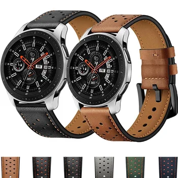 Slivka Otvor Kožené pásky Pre Samsung Galaxy Sledovať 5/4 Klasické 44 40 mm 46/42mm Smartwatch Náramok Correa Galaxy Watch 5 pro 45mm