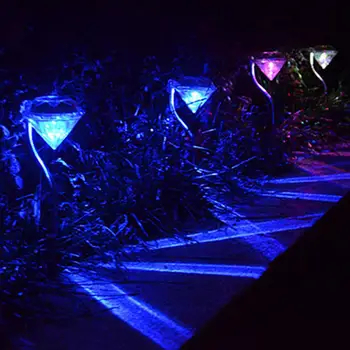Solárne Farbu meniace LED Vonkajšie Vodotesné Svietidlo Napájanie Dvore Záhradné Svetlo