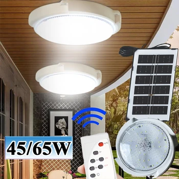 Solárne Stropné svietidlo Krytý Smart IP65 Nepremokavé Vonkajšie Záhradné Lampy Solar-Power Lampa S Line Koridoru Solárne Osvetlenie Stropu