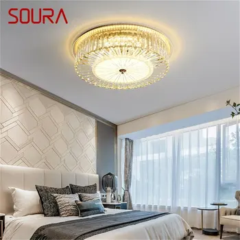 SOURA LED Stropné Osvetlenie Luxusné Krištáľové Lampy, Svietidlá, Domov Pre Jedáleň Dekorácie
