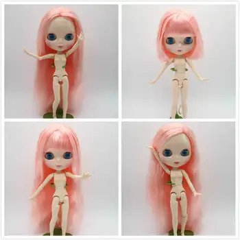 Spoločné telo Nahé blyth bábiku,Pôvodné bábika 20180727 ružové vlasy