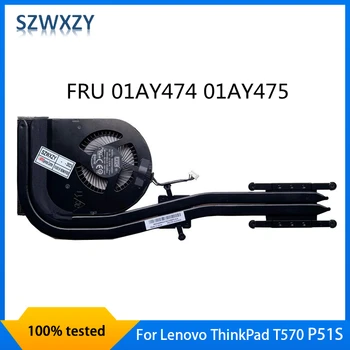 SZWXZY Nový, Originálny Pre Lenovo ThinkPad T570 P51S Prenosný Chladič Chladiaci Ventilátor 01AY474 01AY475 100% Testované Rýchlu Loď