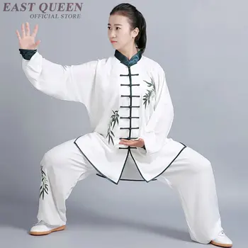 Tai chi jednotné oblečenie žien kostým Tai chi oblečenie žien Čínsky štýl, biele nohavice vyhovovali wushu taichi oblečenie FF852