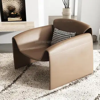 Taliansky minimalistický dizajnér stoličky bežné single pohovka kreslo obývacia izba špeciálne tvarované tvorivé m-znak krab stoličky tiger