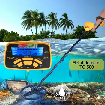 TC500 Detektor Kovov pod zemou Profesionálne Hĺbka Vyhľadávania Vyhľadávanie Zlato Detektor Treasure Hunter Detekciu Pinpointer Nepremokavé