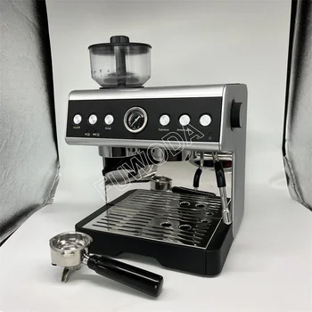 Teplé Pohár kávovar Espresso Americano kávovar 19 Barov Cappuccino Stroj S Coffee Bean Brúska a Mlieko Frother
