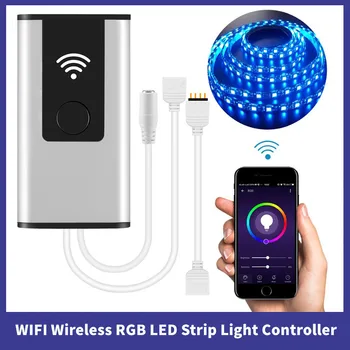 Timethinker WIFI Bezdrôtové Smart RGB LED Pásy Svetla Radič Prepínač 12V 24V RGB RGBW DIY Light Switch pre Alexa Domovská stránka Google