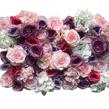 TONGFENG MIXCOLOR 8pcs/veľa Umelého hodvábu ruže, pivónia 3D kvet stene panel svadobné pozadie dekorácie kvet runner svadbu