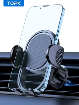 TOPK Držiaka Telefónu pre Vozidlo s Hákom Klip Air Vent držiak do Auta 360° Rotácia Univerzálny Mobilný Telefón dbajte na to, 4.0, aby 6.7 palcový Telefón