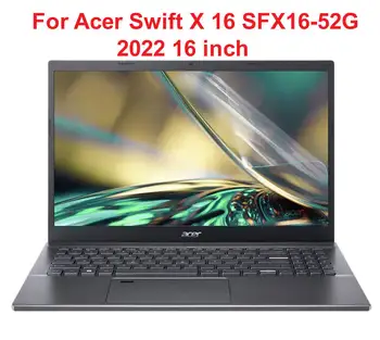 Tpu KRYT Klávesnice Screen Protector Pre Acer Swift X 16 SFX16-52 G 2022 16 palcový (nie je fit Acer Swift X 16 SFX16-51G 2021) 