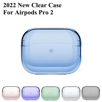 Transparentné Ochranné puzdro Pre Airpods Pro 2 Jemnú Pokožku TPU Shockproof puzdro Určené pre Airpods Pro 2 2022 Slúchadlá