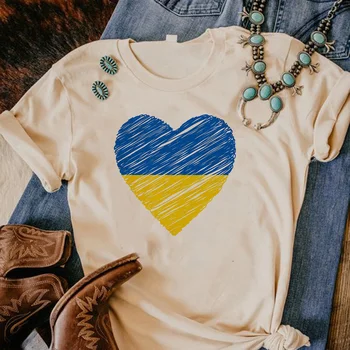Ucraina Ucrania Ukrajina tričko ženy streetwear komické Japonský t-shirts dievča zábavné oblečenie