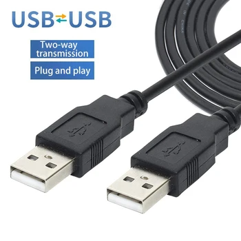 USB Na USB Type A Male Na Male Nástavec Predlžovací Kábel USB Pre Chladič Pevného Disku Webcom Fotoaparát USB Dátum Prenos Kábel