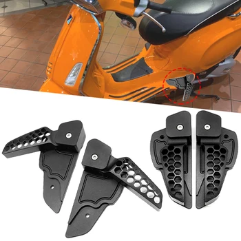Vhodné pre Vespa Primavera Sprint 125 150 2017-2020 Zadných Cestujúcich Footpad Motocykel Katapult Nohy Kroky Sklopné Pedále Spočíva