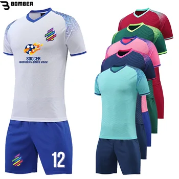 Vysoko Kvalitný Futbalový Dres Oblek pre Mužov, Ženy, Deti Prispôsobiť Rýchle Suché Klub Tím Profesionálne Školenia Futbal Jednotné Auta