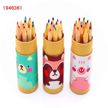 Vysoká kvalita 12pcs/Set náčrt Č farba Drevené Maľovanie Farebné Ceruzky pre dieťa umelec kreslenie Non-jedovaté ceruzky