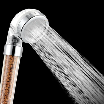 Vysoký Tlak na Šetrenie Vody Zrážok Sprcha Hlavu kúpeľňové Doplnky ABS Chrome Držiteľ Showerhead Kúpeľňových Doplnkov D-098