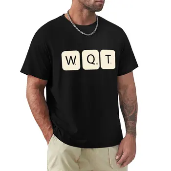 WQT T-Shirt letné šaty Krátke t-shirt mens vysoký tričká
