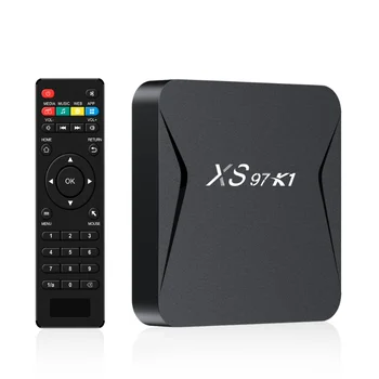 XS97 K1 HD Android 10.0 Dual Wifi Podpora Hovorí Skype Hulu Internet Zadarmo Kanály 2+16GB Set-Top TV Box Android Smart TV Box
