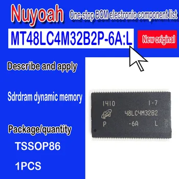 Zbrusu nový, originálny mieste SDRAM pamäte MT48LC4M32B2P-6A:L TSOP86 pamäťový čip Sdrdram dynamická pamäť