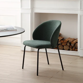 Zelená Moderné Jedálenské Stoličky A Stôl Luxusné Izby Dizajn, Jedálenské Stoličky, Spálne, Spoločenská Miestnosť Pohodlné Lehátko Pliante Bytový Nábytok