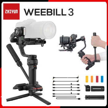 ZHIYUN Weebill 3 Ručné Gimbal Stabilizátor 3-Os Fotoaparátu, Stabilizátor S Tichý Mikrofón pre Canon/Sony/Panasonic/Nikon