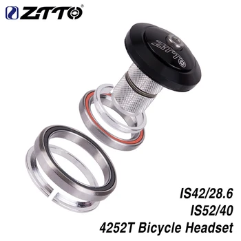 ZTTO MTB Bicykel Cestný Bicykel Headset 42mm 52mm CNC 1 1/8