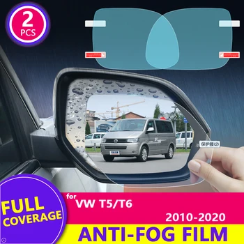 Úplné Pokrytie Anti Fog Rainproof Film pre VW T5 T6 Volkswagen Transporter Multivan 2010~2020 Spätné Zrkadlo Ochranný Film