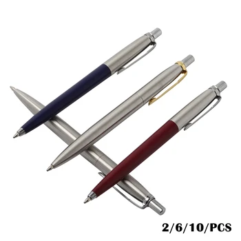 Úrad Pero Obchodné kovové guľôčkové pero darček písacie potreby core automatické Roller guličkové pero pre školského úradu, 0.7 mm Atramentová Náplň Modrá